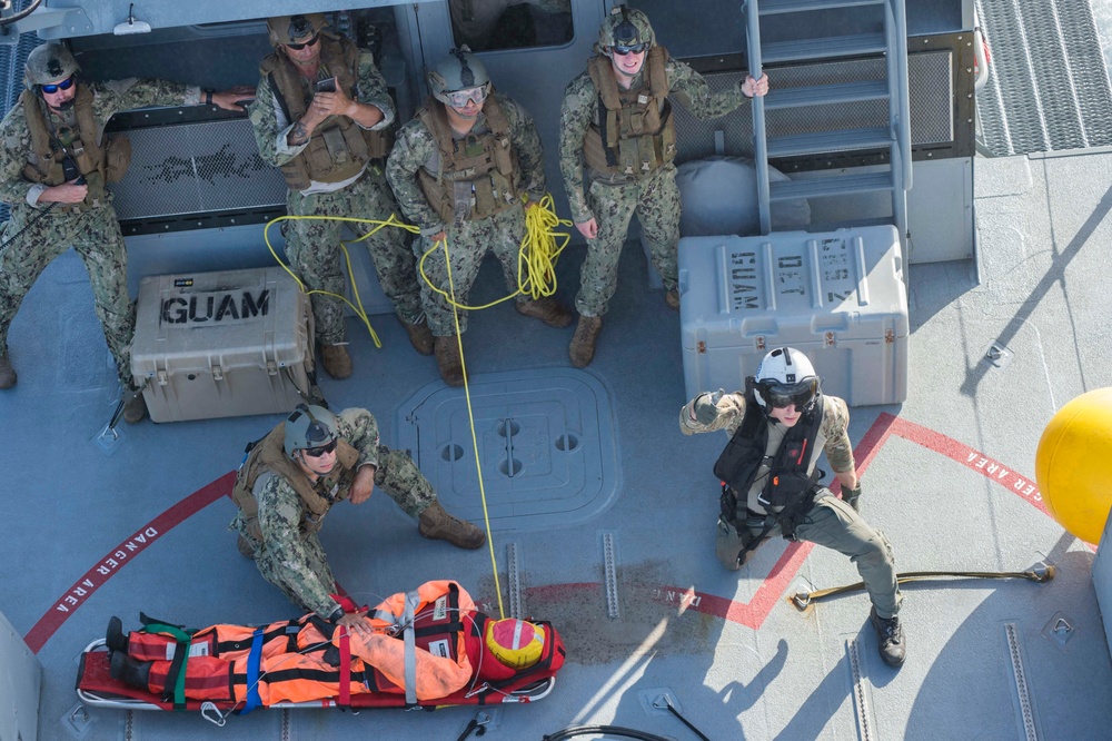 CRG-1 Det. Guam conducts search and rescue exercise