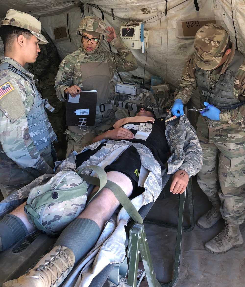 2-7 CAV medics train with Total Force Partners