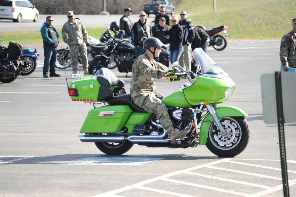 Motorcycle Safety Day at Fort Drum gathers hundreds of Soldiers to discuss issues, practice safe riding