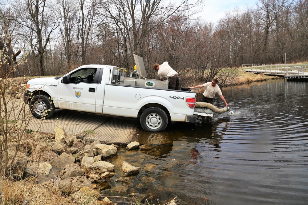 15,000-plus rainbow trout stocked for 2018 Fort McCoy fishing season