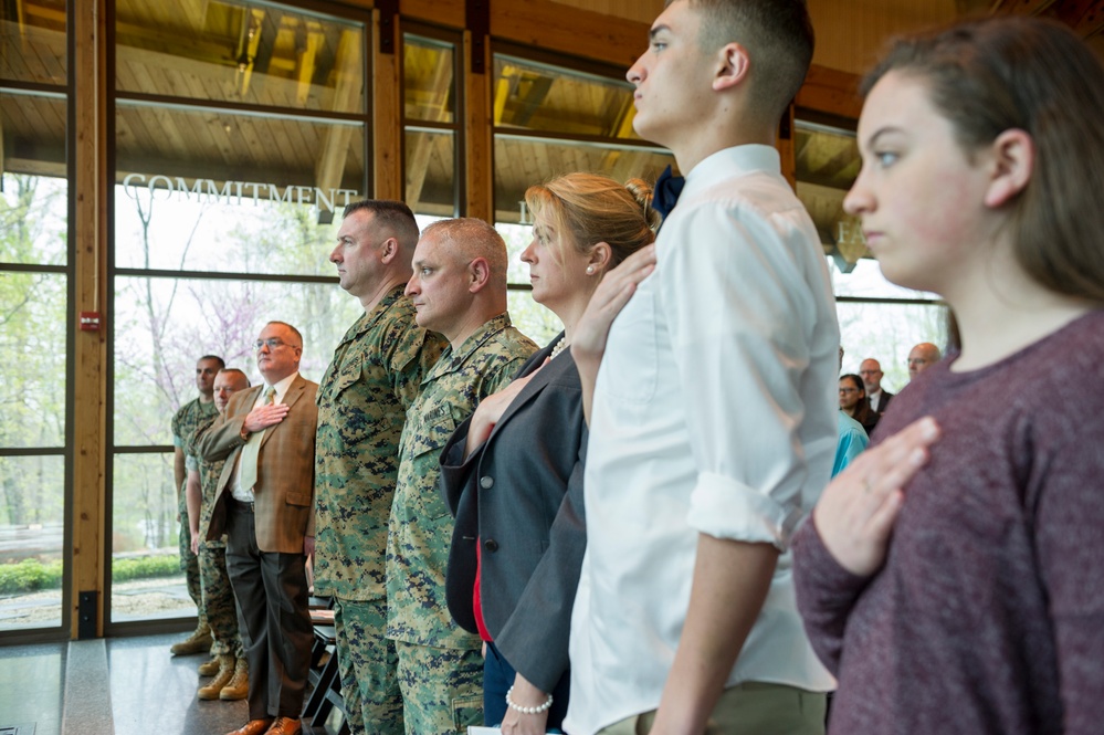 Master Gunnery Sgt. Jeffery Fangman Retirement Ceremony