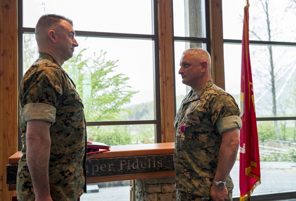 Master Gunnery Sgt. Jeffery Fangman Retirement Ceremony