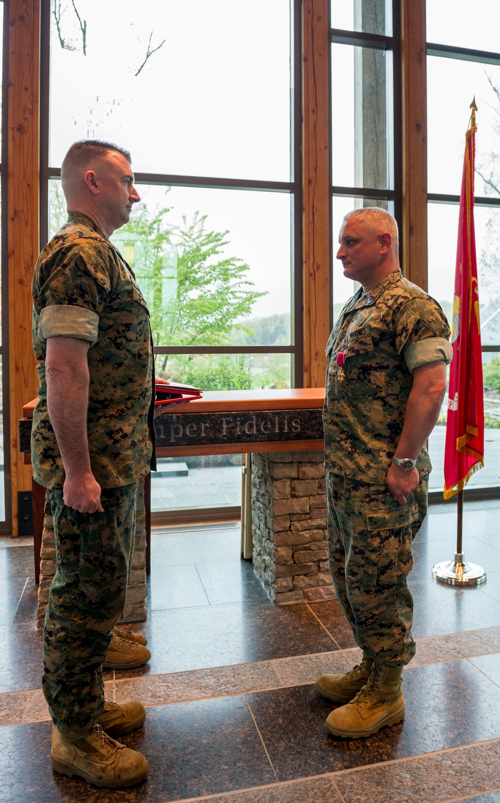 Master Gunnery Sgt. Jeffery Fangman Retirement Ceremony