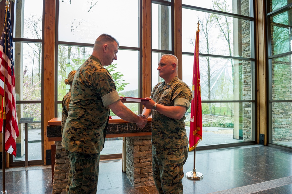 Master Gunnery Sgt. Jeffery Fangman Retirement Ceremony