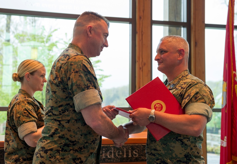 Master Gunnery Sgt. Jeffery Fangman Retirement Ceremony