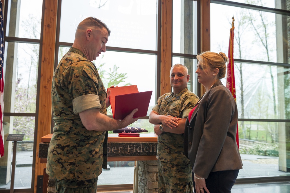 Master Gunnery Sgt. Jeffery Fangman Retirement Ceremony