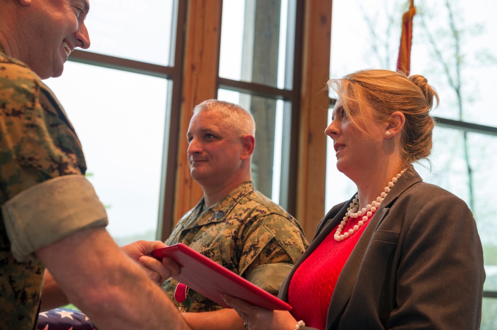 Master Gunnery Sgt. Jeffery Fangman Retirement Ceremony