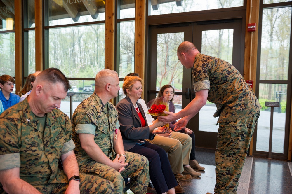 Master Gunnery Sgt. Jeffery Fangman Retirement Ceremony