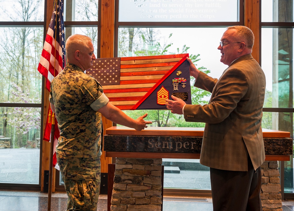 Master Gunnery Sgt. Jeffery Fangman Retirement Ceremony