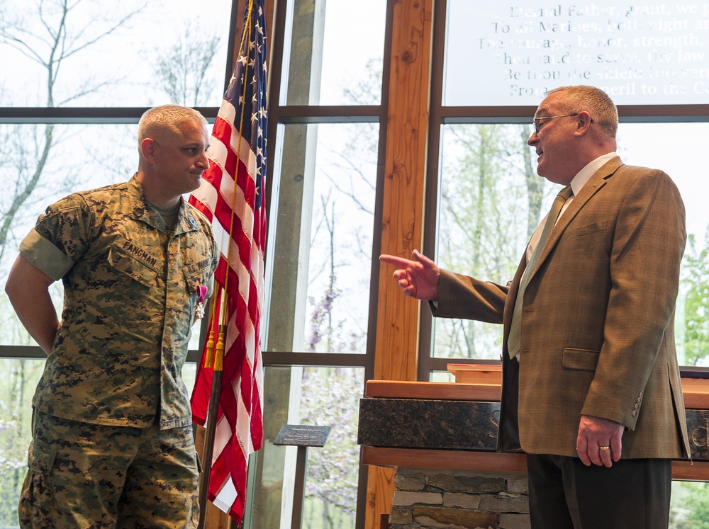 Master Gunnery Sgt. Jeffery Fangman Retirement Ceremony