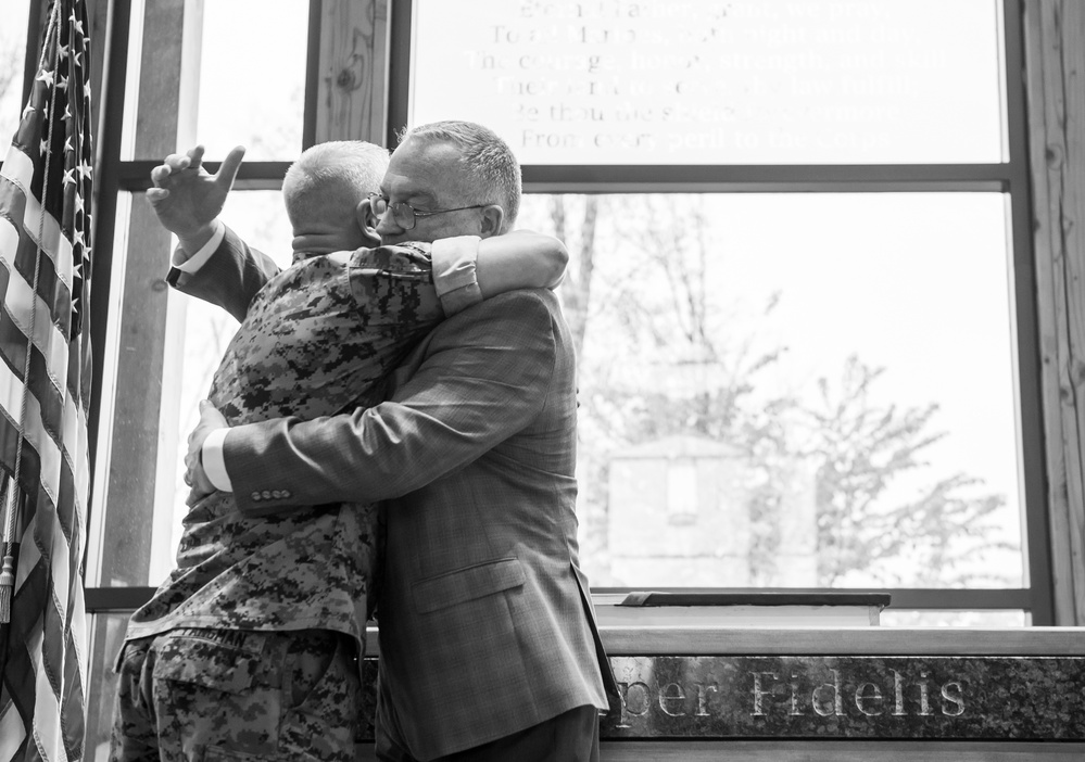 Master Gunnery Sgt. Jeffery Fangman Retirement Ceremony