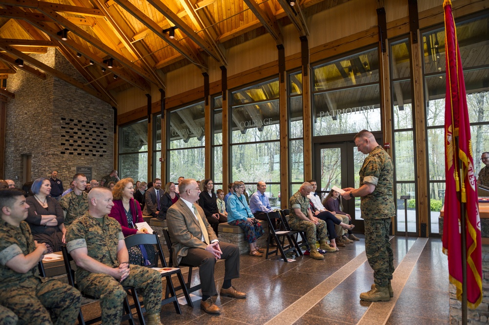 Master Gunnery Sgt. Jeffery Fangman Retirement Ceremony