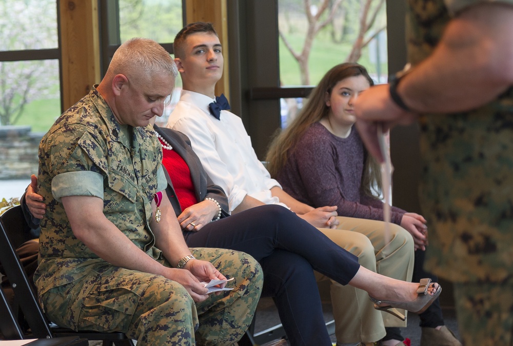 Master Gunnery Sgt. Jeffery Fangman Retirement Ceremony