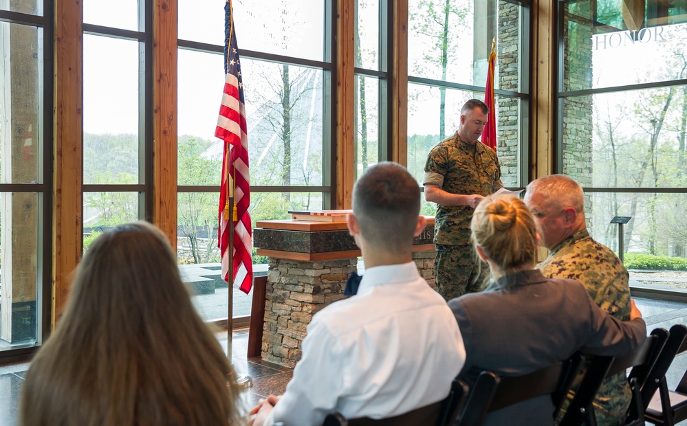 Master Gunnery Sgt. Jeffery Fangman Retirement Ceremony