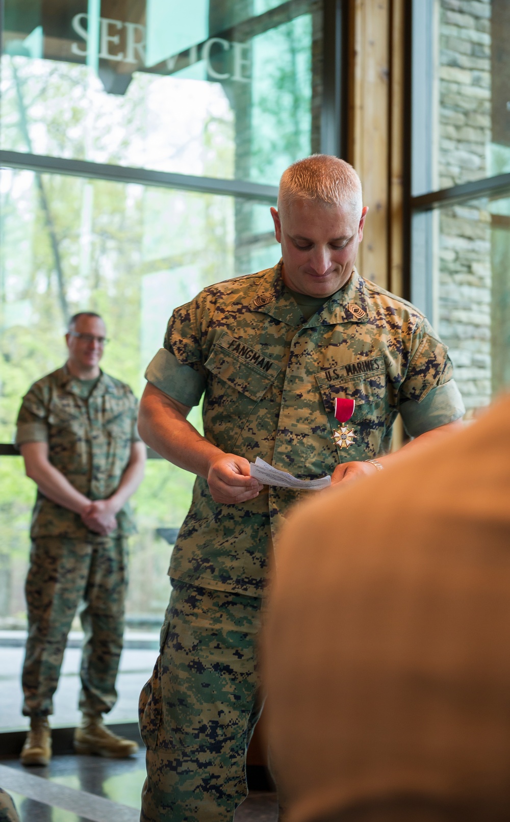 Master Gunnery Sgt. Jeffery Fangman Retirement Ceremony