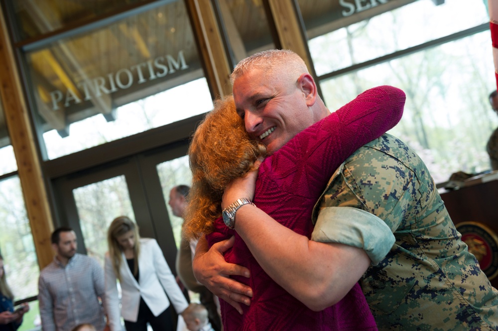 Master Gunnery Sgt. Jeffery Fangman Retirement Ceremony