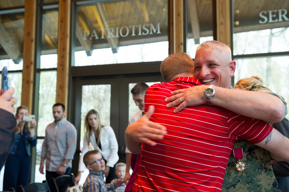 Master Gunnery Sgt. Jeffery Fangman Retirement Ceremony