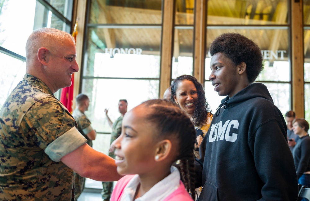 Master Gunnery Sgt. Jeffery Fangman Retirement Ceremony