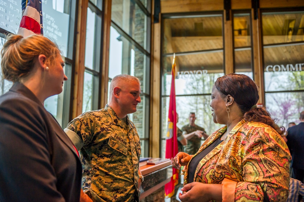 Master Gunnery Sgt. Jeffery Fangman Retirement Ceremony