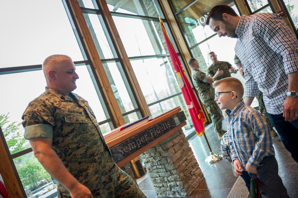 Master Gunnery Sgt. Jeffery Fangman Retirement Ceremony