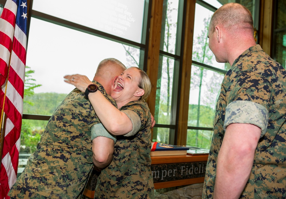 Master Gunnery Sgt. Jeffery Fangman Retirement Ceremony