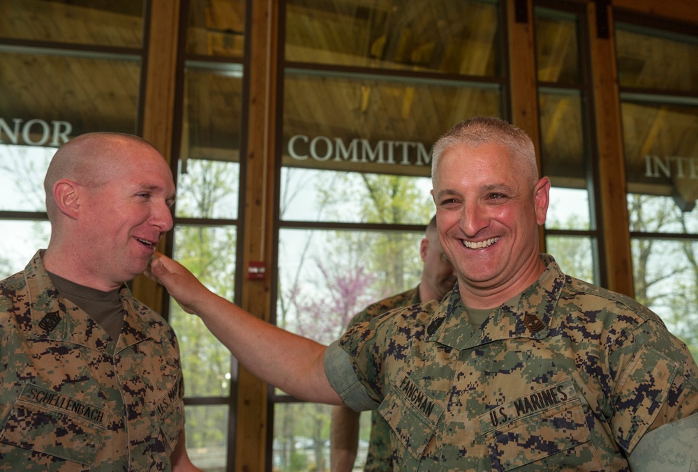 Master Gunnery Sgt. Jeffery Fangman Retirement Ceremony