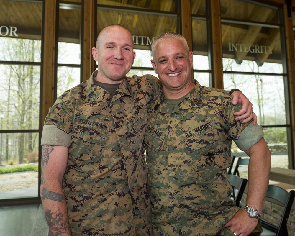 Master Gunnery Sgt. Jeffery Fangman Retirement Ceremony