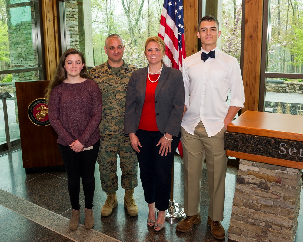 Master Gunnery Sgt. Jeffery Fangman Retirement Ceremony