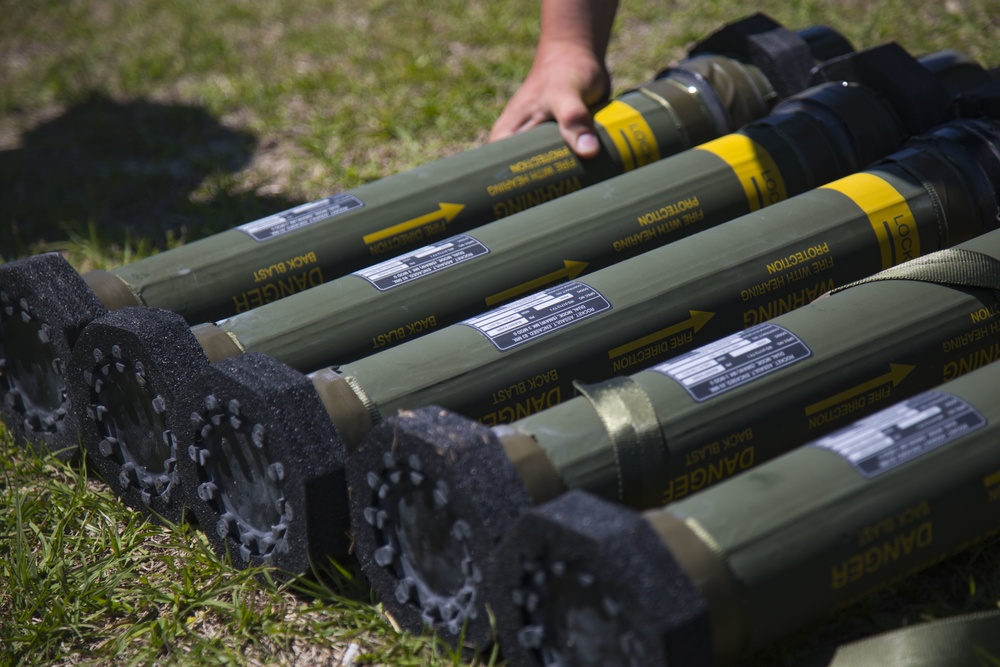 Lejeune Marines conduct rocket range