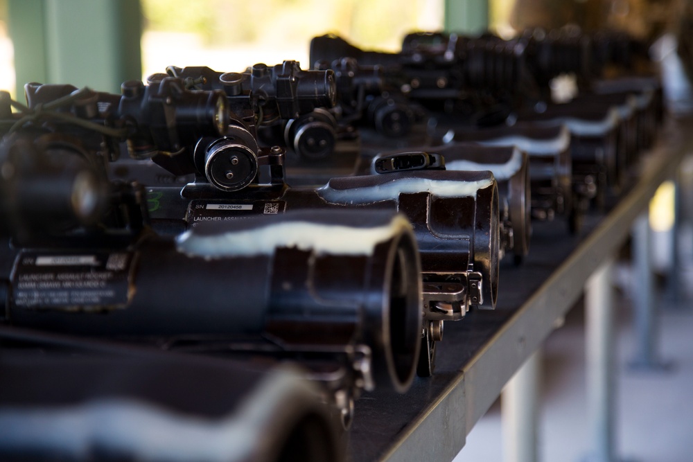 Lejeune Marines conduct rocket range