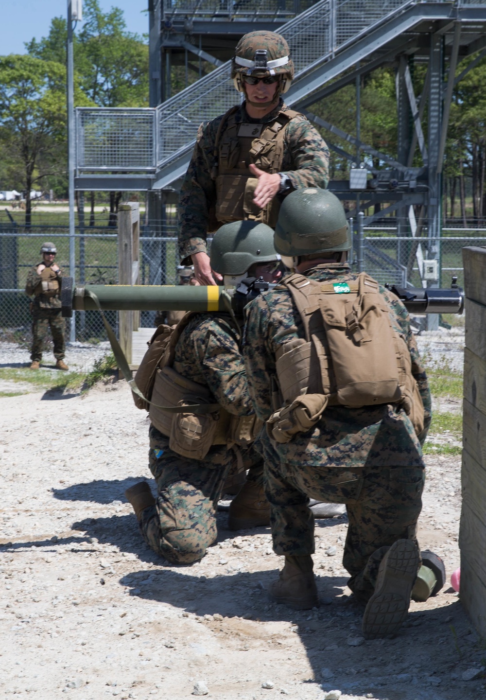 Lejeune Marines conduct rocket range