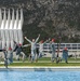 Cadets cap off academic requirements with fountain jumps