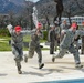 Cadets cap off academic requirements with fountain jumps