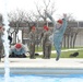 Cadets cap off academic requirements with fountain jumps