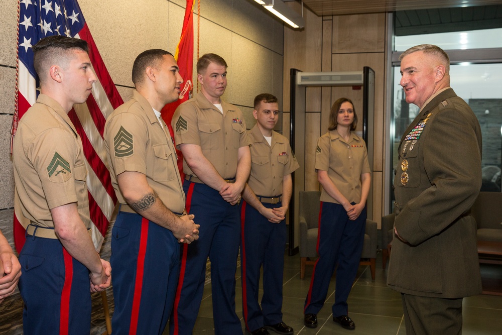 Assistant Commandant Visits U.S. Embassy Oslo