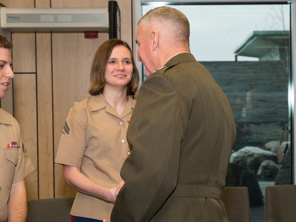 Assistant Commandant Visits U.S. Embassy Oslo