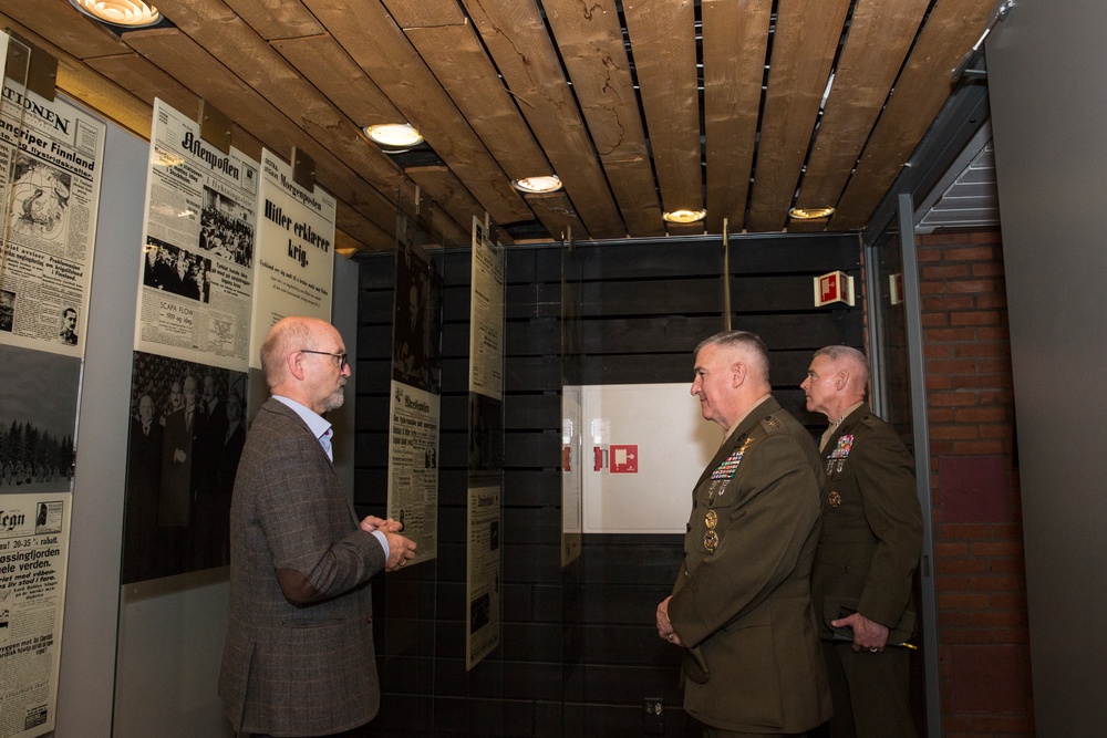 Assistant Commandant Visits Norway's Resistance Museum