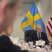 SD meets with Finland Defense Minister Jussi Niinisto and Sweden Defense Minister Peter Hultqvist