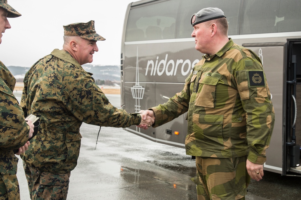 Assistant Commandant Tours the Frigard Caves