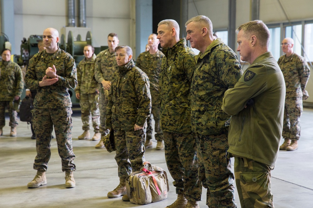 Assistant Commandant Tours the Frigard Caves