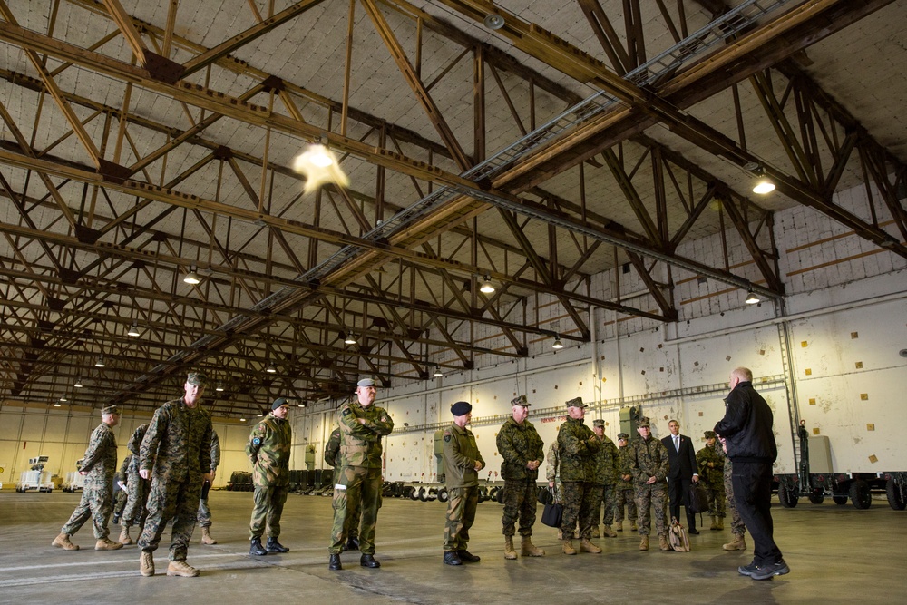 Assistant Commandant Tours the Frigard Caves