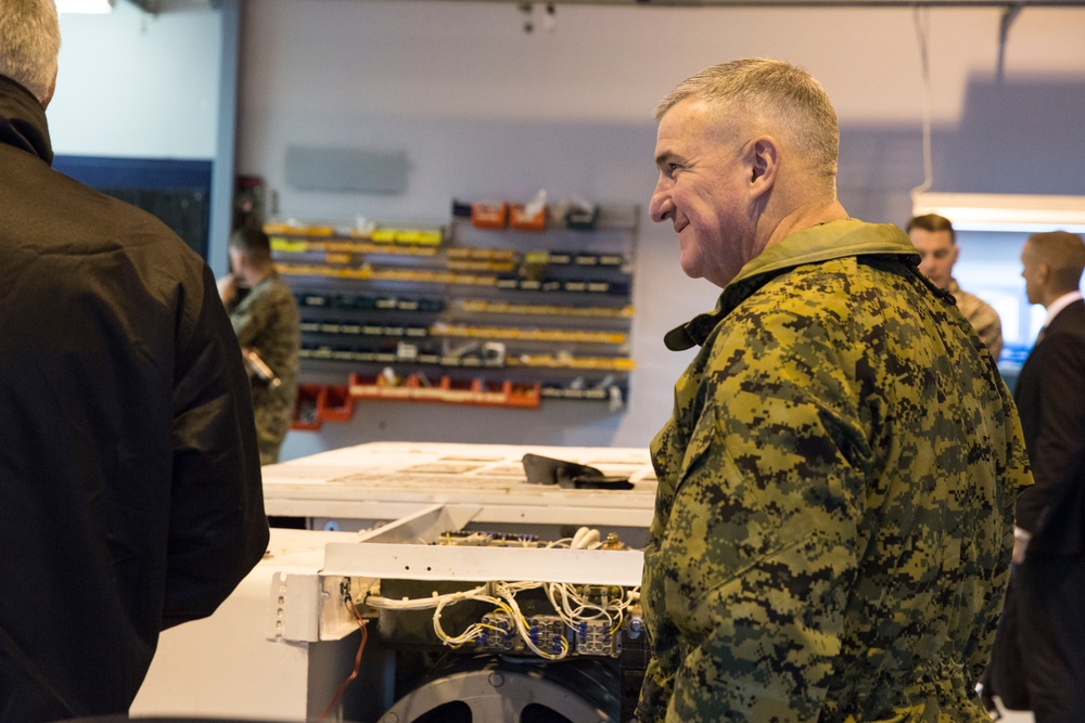 Assistant Commandant Tours the Frigard Caves