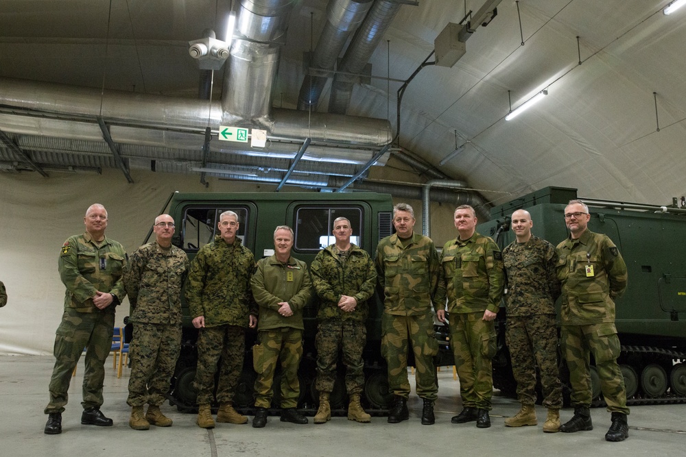 Assistant Commandant Tours the Frigard Caves