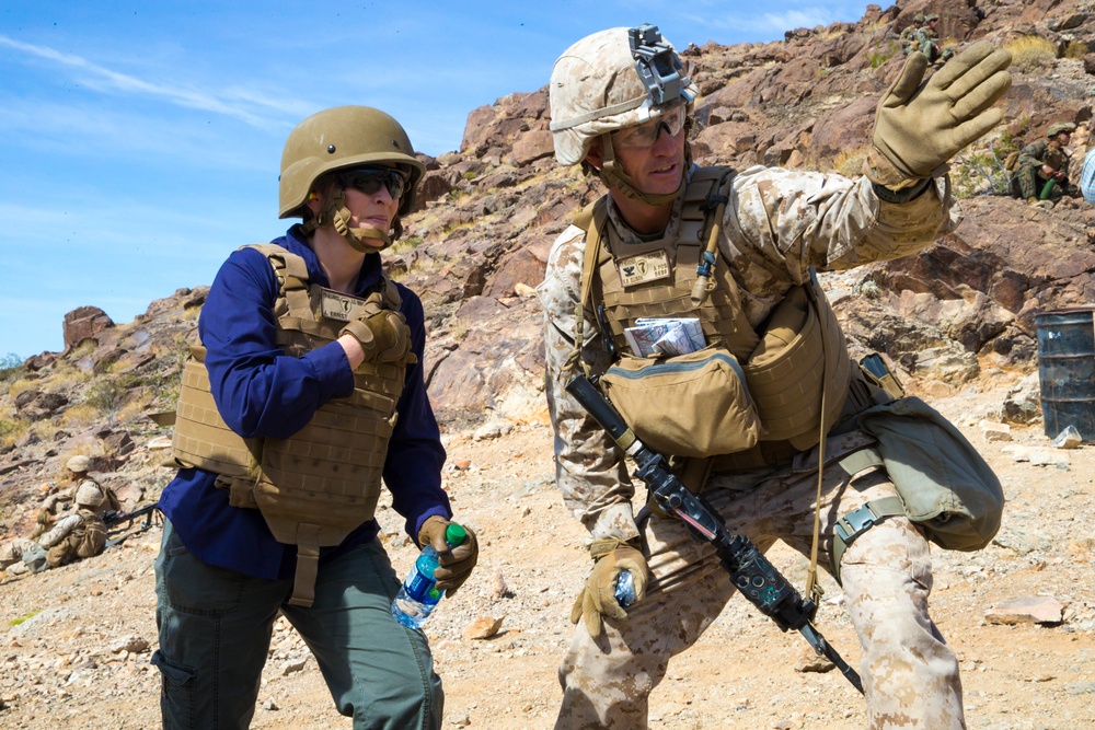 Senator Ernst visits Combat Center for a day in the life of a Marine