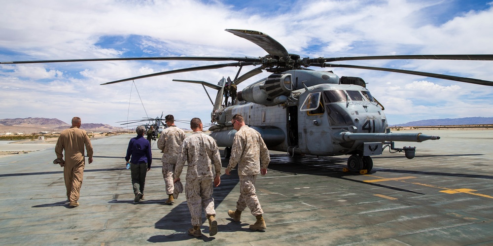 Senator Ernst visits Combat Center for a day in the life of a Marine