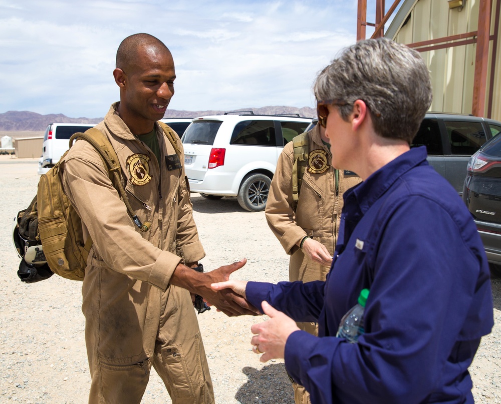 Senator Ernst visits Combat Center for a day in the life of a Marine