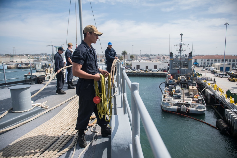 USS Pearl Harbor Returns To San Diego