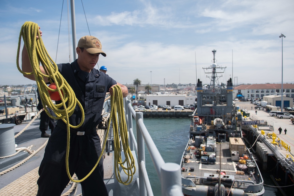USS Pearl Harbor Returns To San Diego