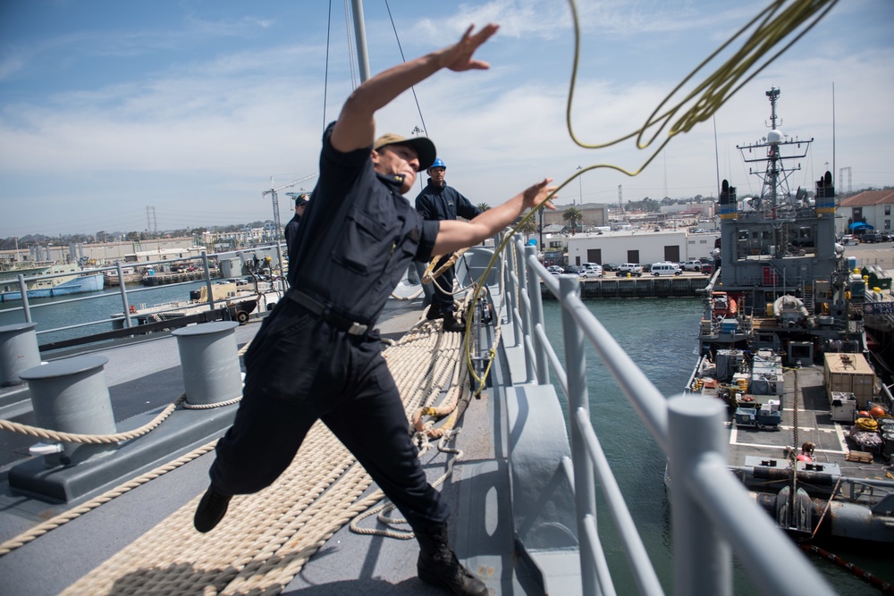USS Pearl Harbor Returns To San Diego