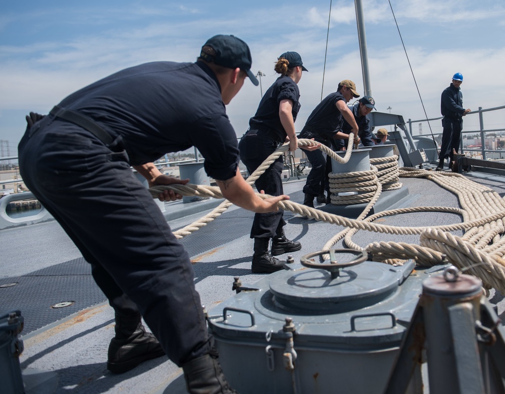 USS Pearl Harbor Returns To San Diego